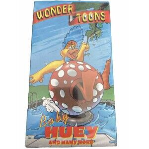 WONDER TOONS - Baby Huey And Many More - VHS CARTOONS Animation New! Sealed!